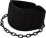 Merkloos Gewichthefgordel met ketting, unisex gewichthefgordel/gewichtsteungordel, accessoire voor bodybuilding, fitness, powerlifting, geschikt voor thuis en in de sportschool - groen