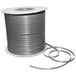 Morex Ribbon Tweezijdig satijnen lint, 3 mm x 450 m, zilver