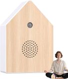 OEM Bol Bewegingssensor Vogel Geluidsbox - Natuur Geluidsapparaat - Ontspanning Bevorderen - Automatische Bewegingsdetectie - 11 x 15.2 cm - Wit