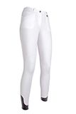 HKM Rijbroek Kate Silicone Fullseat - maat 164 - white