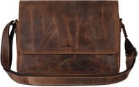 GREENBURRY Schoudertas Vintage Crossbody Bag Bruin Leer