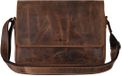 GREENBURRY Schoudertas Vintage Crossbody Bag Bruin Leer