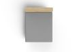 Premium Asir - Ranforce Double XL hoeslaken - Donkergrijs - 140 x 200 + 30 cm