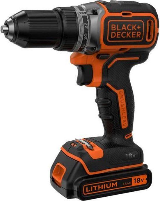 BLACK+DECKER BL186K Accu schroefboormachine - 18V - Incl. koffer