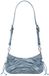 Desigual Schoudertas Gathered Denim Across Body Bag Space Blue Lichtblauw