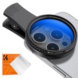 K&F Concept 52mm Clip-on Polariserend Circulair Telefoonfilter