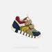 GEOX IUPIDOO PEUTER Sneakers - BLAUW/GROEN - Maat 23