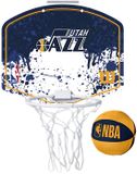 Wilson NBA Team Utah Jazz Mini Basketbalring Geel