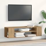 vidaXL meuble TV 100 x 30 x 26,5 cm chêne artisanal bois d'ingénierie