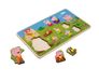 Eichhorn Peppa Pig Steekpuzzel, 13-delige houten puzzel met familiemotief