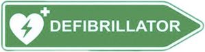 MedX5 AED-Z-SCHILD-R AED-bord Buiten Aluminium