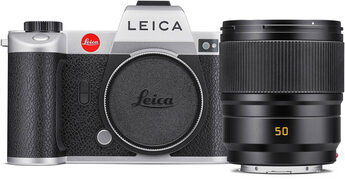 Leica SL2 systeemcamera Zilver + Summicron 50mm f/2.0 comp objectief