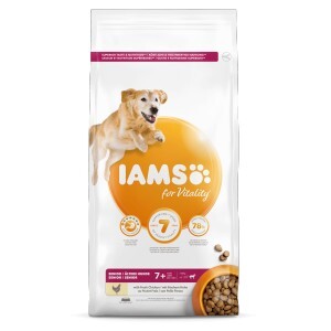 Iams for Vitality Senior Large Kip hondenvoer 3 kg