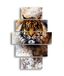 Homemania Feline-afbeelding, 5 dieren per woonkamer, meerkleurig, 95 x 0,3 x 60 cm, HM205MDF185, MDF