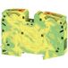 Weidmüller 2551520000 Borne 16 mm Push-In-borne Vert, Jaune 10 pièce(s) Pièce