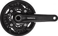 Shimano MTB FC-MT500 Zwengel 3 x 10-speed 40-30-22 tanden zwart Pedaalarmlengte 175 mm