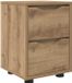 vidaXL Nachtkastje Artisan Eiken Hout 30.5 x 30 x 43 cm