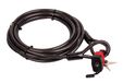 BigDean antivolslot met lus, 5 meter - Beveiliging voor fiets, motoraccessoires, barbecues en tuinmeubels - Omhulde staalkabel van 10 mm met lussen