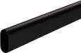SOTECH barre de penderie ovale 30 x 15 mm L: 1000 mm acier noir thermolaqué barre de penderie barre de penderie