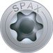 Spax T-star spaanplaatschroef vz pk 6.0x80mm Torx TX30