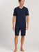Hanro Casuals pyjamashorts mannen diep marineblauw Effen Viscose/Elastaan XL