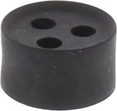 Wiska 10105412 MFD 20/03/055 Meervoudig dicht-inzetstuk Slagvast, Met trekontlasting M20 Kunststof Zwart (RAL 9005) 25 stuk(s)