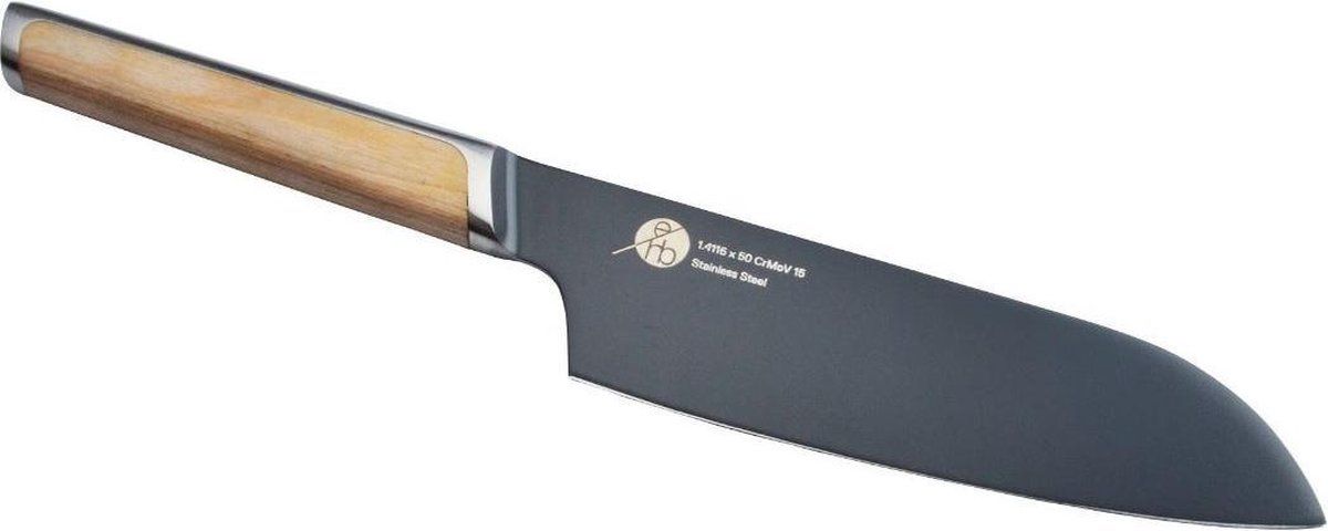 Everdure Santokumes S 30,8 X 4,5 X 1,7 Cm Rvs/hout Zwart/bruin