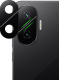 Rosso Camera Frame Protector Geschikt voor Xiaomi Poco F7 - Case Friendly - 9H Tempered Glass voor Cameralens - Gemakkelijke Installatie met Tray - Zwart