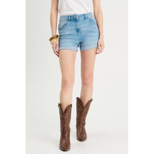 Cache Cache Regular Waist Short Light Blue Denim