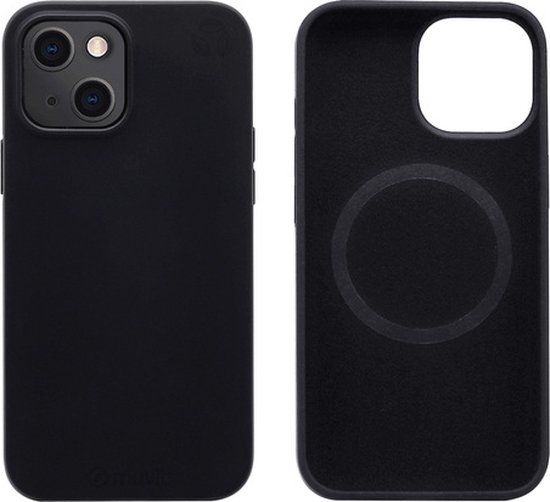 SoSeven Hoesje Geschikt voor Apple iPhone 13 Mini MagCase Zwart