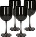 Verre à vin sans marque - 12 pièces - Noir - Plastique - 480 ml