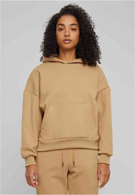 Urban Classics Cozy Oversized Hoodie - Beige - Women's M