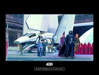 Komar Wandfoto | Star Wars Classic RMQ Death Star Shuttle Dock | 40 x 30 cm