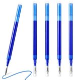 5 cartouches rechargeables, effaçable, 0,7 mm, 11 cm, bleu