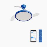 Create - Plafondventilator WIND CLEAR STUDIO Kobaltblauw
