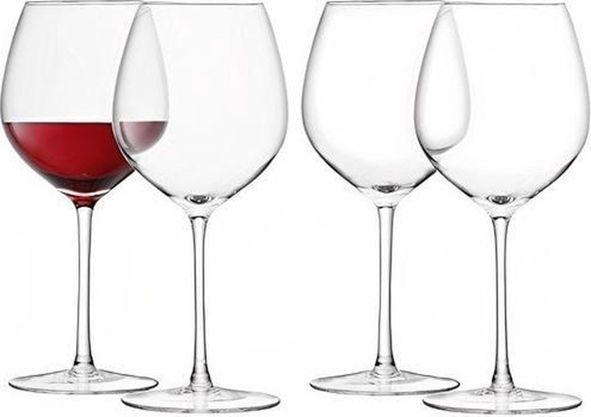 LSA International Wine Wijnglazen Rood - 400 ml - Set van 4 Stuks