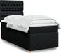 Maison Exclusive - Sommier à lattes de lit et matelas Noir 80x200 cm Tissu