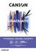 Canson Graduate, gemengd papier, medium, licht, 200 g, 120 pond, korte kant, A4-21 x 29,7 cm, glanzend wit, 20 vellen