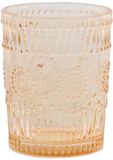 Alpina verre à boire orange 240ml set de 4 verres pour un usage quotidien.