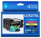 Brother Cartouches d'encre LC527XL pour Brother MFC-J4550DW (pack de 4)
