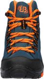 Brütting Mount Bona High Unisex Kinder Trekking- en Wandellaarzen - Petrol Oranje - Maat 30