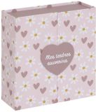 WEB2O Baby Herinneringendoos - 9 Laden - Roze - Hartjes en Bloemen