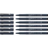 Schneider Pictus Fineliner (lijndikte 0,05 mm) 6-pack, zwart