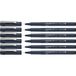 Schneider Pictus Fineliner (lijndikte 0,05 mm) 6-pack, zwart