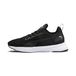 PUMA Flyer Runner Jr Sneaker, PUMA zwart PUMA wit, 38,5 EU