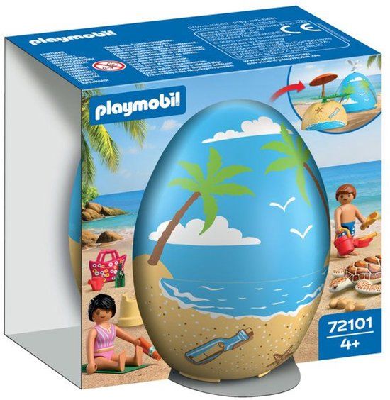 PLAYMOBIL 72101 2-in-1 Ei: Strandvakantie