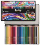 STABILO - Premium kleurpotloden - Original - ARTY - Metalen etui met 38 kleuren