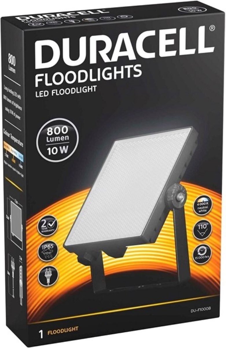 Duracell Floodlights LED Floodlight 12x18cm