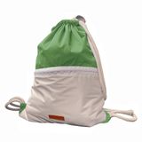 Smikkels - Gymtas - Zwemtas - Groen - Rugtas met trekkoorden - rPet - 100% Gerecycled polyester - Waterafstotend