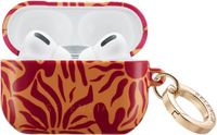Selencia Case - Hoesje geschikt voor AirPods Pro - Tropical Vibes Apricot